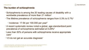 Schizophrenia – Epidemiology and Burden – slide 14